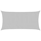 Vidaxl zonnezeil 4x2 m 100% polyester oxford lichtgrijs
