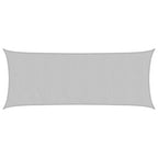 VidaXL Zonnezeil 5x2 m 100% polyester oxford lichtgrijs