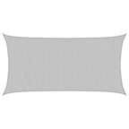 Vidaxl zonnezeil 4,5x2,5 m 100% polyester oxford lichtgrijs