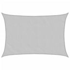 Vidaxl zonnezeil 5x3,5 m 100% polyester oxford lichtgrijs