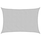 Vidaxl zonnezeil 6x5 m 100% polyester oxford lichtgrijs