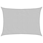 Vidaxl zonnezeil 7x5 m 100% polyester oxford lichtgrijs