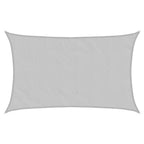 Vidaxl zonnezeil 8x5 m 100% polyester oxford lichtgrijs