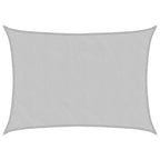 Vidaxl zonnezeil 8x6 m 100% polyester oxford lichtgrijs