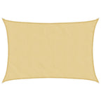Vidaxl zonnezeil 2,5x2 m 100% polyester oxford zandkleurig