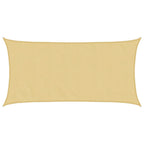 Vidaxl zonnezeil 4x2 m 100% polyester oxford zandkleurig