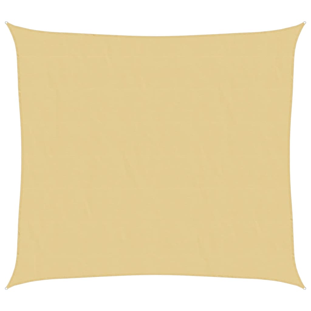 Vidaxl zonnezeil 3x2,5 m 100% polyester oxford zandkleurig