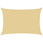 Vidaxl zonnezeil 5x3 m 100% polyester oxford zandkleurig