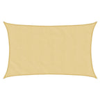 Vidaxl zonnezeil 8x5 m 100% polyester oxford zandkleurig