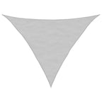 Vidaxl zonnezeil 3,5x3,5x4,9 m 100% polyester oxford lichtgrijs