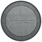 Vidaxl buitenkleed arakil ø120 cm pp grijs