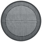 Vidaxl buitenkleed arakil ø160 cm polypropeen grijs