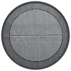 Vidaxl buitenkleed arakil ø 200 cm polypropeen grijs