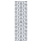 Vidaxl buitenkleed arakil 80x250 cm pp grijs