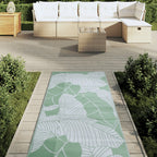 Vidaxl buitenkleed arakil 80x250 cm polypropeen groen