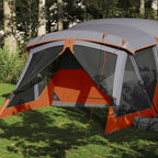 Vidaxl tent met luifel 4-persoons waterdicht oranje