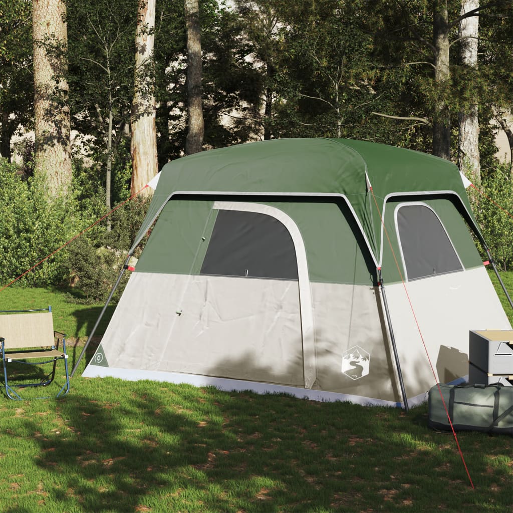 Vidaxl tent 4-persoons waterdicht groen