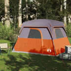Vidaxl tent 4-persoons waterdicht oranje