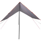 Vidaxl kampeerluifel waterdicht 430x380x210 cm oranje