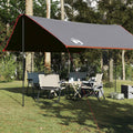 Vidaxl kampeerluifel waterdicht 430x380x210 cm oranje