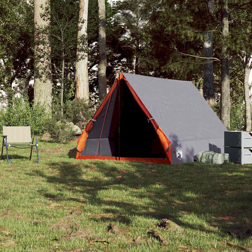 Vidaxl tent a-frame 2-persoons waterdicht grijs