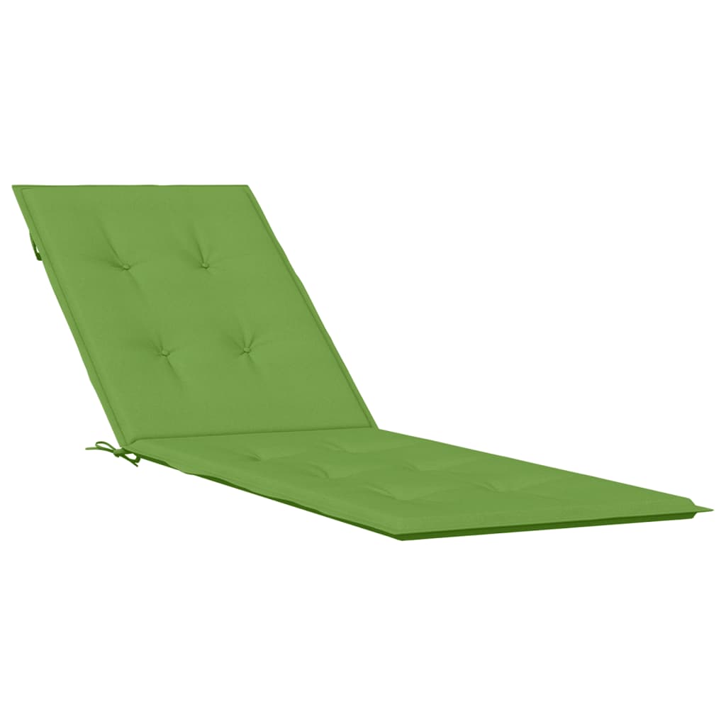 Vidaxl terrasstoelkussen (75+105) x 50 x 4 cm stof gemêleerd groen