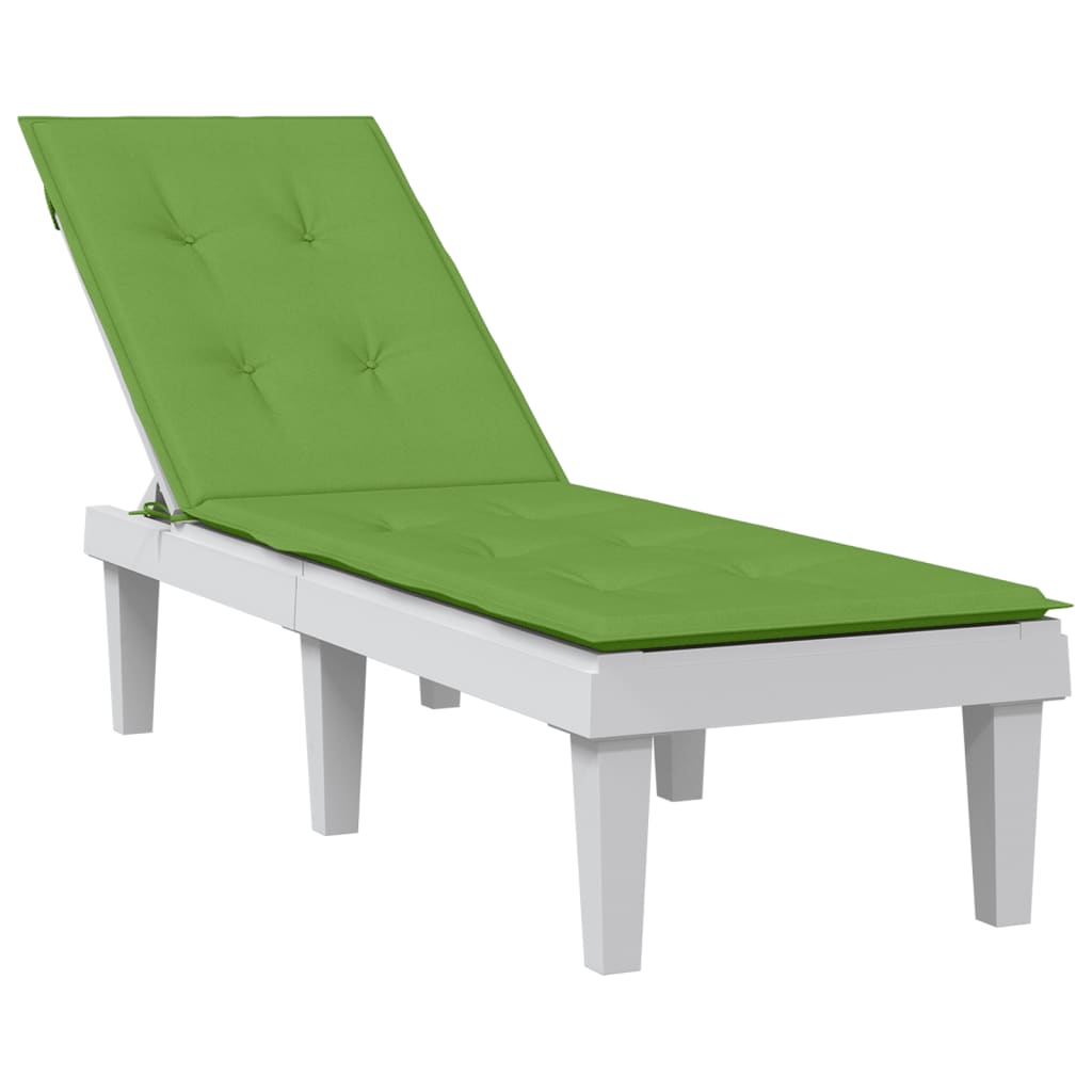 Vidaxl terrasstoelkussen (75+105) x 50 x 4 cm stof gemêleerd groen