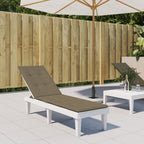 Vidaxl terrasstoelkussen (75+105) x 50 x 4 cm stof gemêleerd taupe