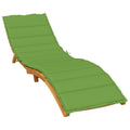 Vidaxl ligbedkussen 200x50x4 cm stof gemêleerd groen