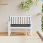 Vidaxl tuinbankkussen 100x50x7 cm stof gemêleerd antracietkleurig