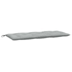 Vidaxl tuinbankkussen 120x50x7 cm stof gemêleerd lichtgrijs