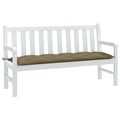 Vidaxl tuinbankkussen 150x50x7 cm stof gemêleerd taupe