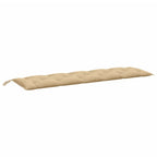 Vidaxl tuinbankkussen 180x50x7 cm stof gemêleerd beige