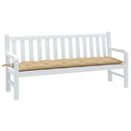 Vidaxl tuinbankkussen 180x50x7 cm stof gemêleerd beige