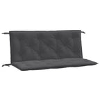 Vidaxl tuinbankkussens 2 st 120x50x7 cm stof gemêleerd antracietkleur