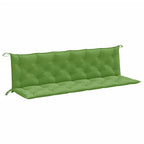 Vidaxl tuinbankkussens 2 st 200x50x7 cm stof gemêleerd groen