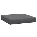 Vidaxl palletkussen 60x60x9,5 cm stof gemêleerd antracietkleurig