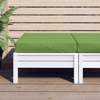 Vidaxl palletkussen 60x60x9,5 cm stof gemêleerd groen