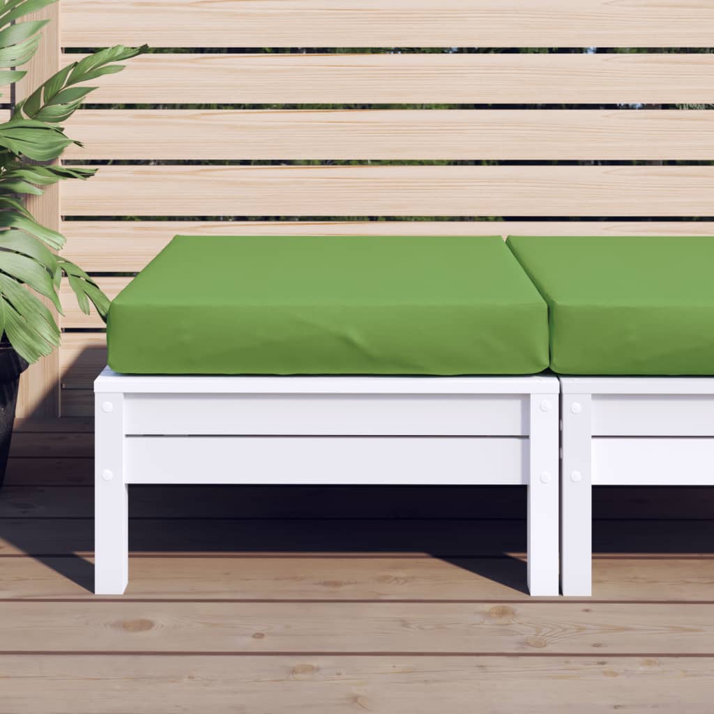 Vidaxl palletkussen 60x60x9,5 cm stof gemêleerd groen