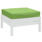 Vidaxl palletkussen 60x60x9,5 cm stof gemêleerd groen