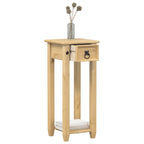 Vidaxl plantenstandaard corona 30x30x73 cm massief grenenhout