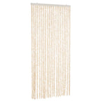 Vidaxl vliegengordijn 90x220 cm chenille beige en wit