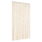 Vidaxl vliegengordijn 100x200 cm chenille beige en wit