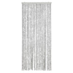 Vidaxl vliegengordijn 56x185 cm chenille grijs