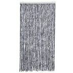 Vidaxl vliegengordijn 100x230 cm chenille zilver