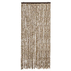 Vidaxl vliegengordijn 90x200 cm chenille beige en bruin