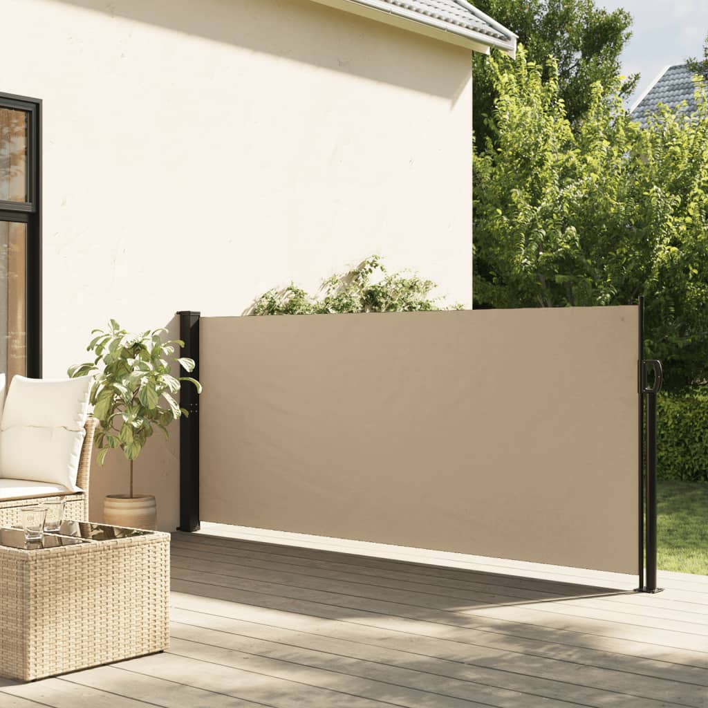 Vidaxl windscherm uittrekbaar 100x300 cm beige