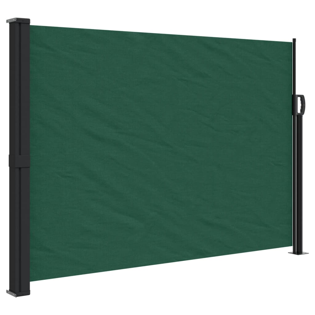 Vidaxl windscherm uittrekbaar 140x300 cm donkergroen