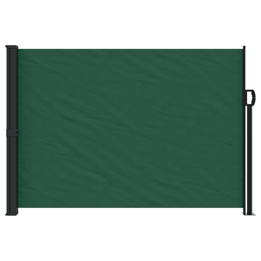 Vidaxl windscherm uittrekbaar 140x300 cm donkergroen