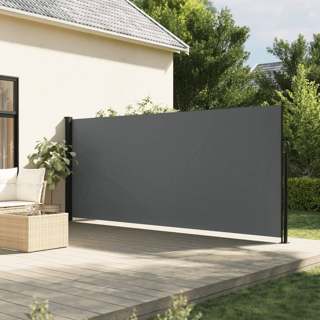 Vidaxl uitschuifbaar zijluifel antraciet 160x300 cm